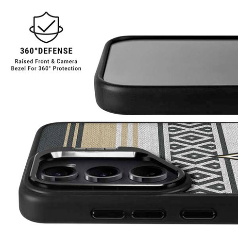 NFL New Orleans Saints Trailblazer Galaxy S24 FE Kickstand Case
