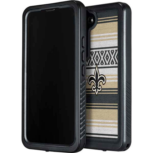 NFL New Orleans Saints Trailblazer Galaxy S24 Plus Waterproof Case