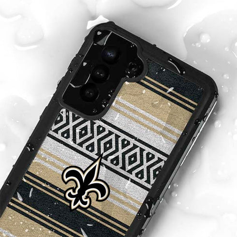 NFL New Orleans Saints Trailblazer Galaxy S24 Plus Waterproof Case