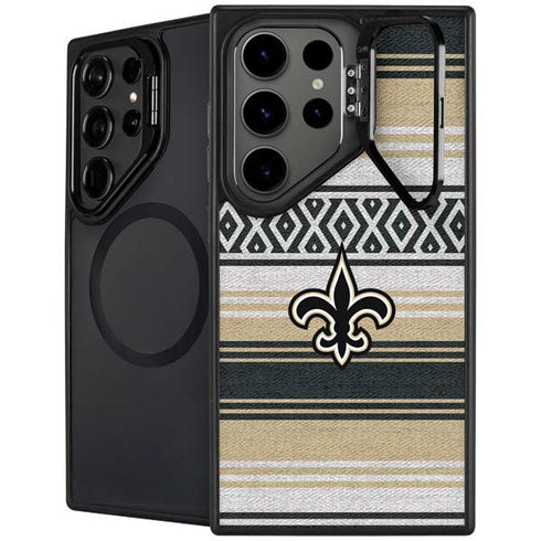 NFL New Orleans Saints Trailblazer Galaxy S25 Ultra Kickstand Case
