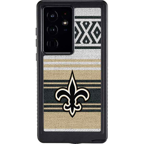 NFL New Orleans Saints Trailblazer Galaxy S24 Ultra Waterproof Case