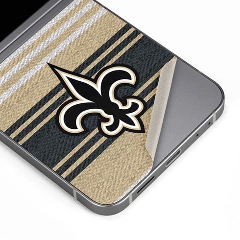 NFL New Orleans Saints Trailblazer Galaxy Z Flip6 Skin