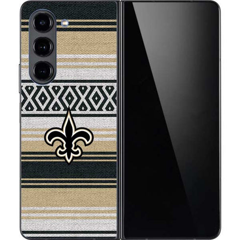 NFL New Orleans Saints Trailblazer Galaxy Z Fold5 5G Skin
