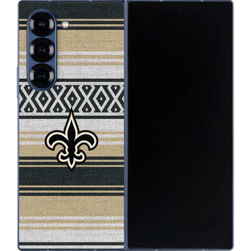 NFL New Orleans Saints Trailblazer Galaxy Z Fold6 Skin