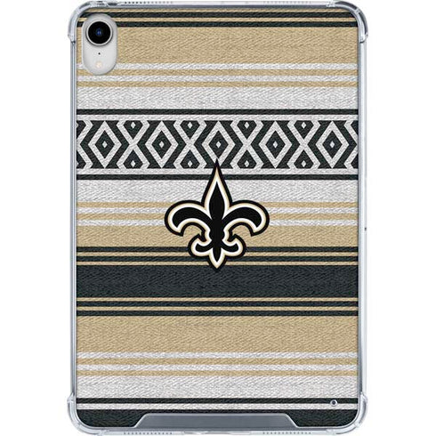 NFL New Orleans Saints Trailblazer iPad 11th Gen (2025) Clear Case