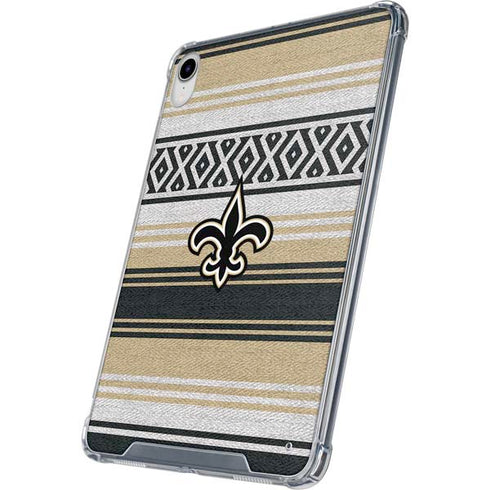 NFL New Orleans Saints Trailblazer iPad 11th Gen (2025) Clear Case