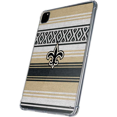 NFL New Orleans Saints Trailblazer iPad Pro 11in (2024) Clear Case