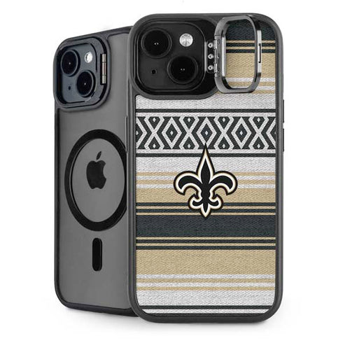 NFL New Orleans Saints Trailblazer iPhone 15 Kickstand Case