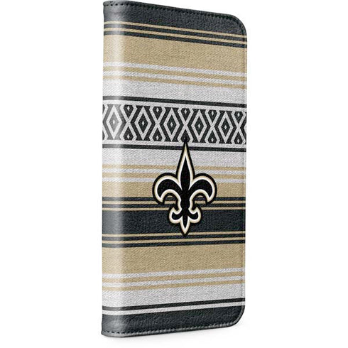 NFL New Orleans Saints Trailblazer iPhone 15 Plus Folio Case