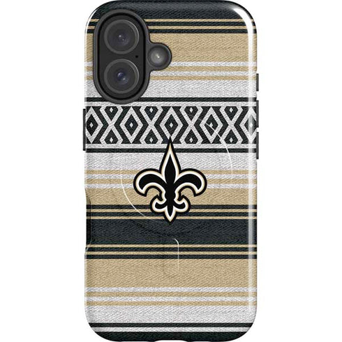 NFL New Orleans Saints Trailblazer iPhone 16 Magsafe Impact Case
