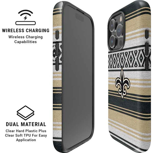 NFL New Orleans Saints Trailblazer iPhone 16 Pro Magsafe Impact Case