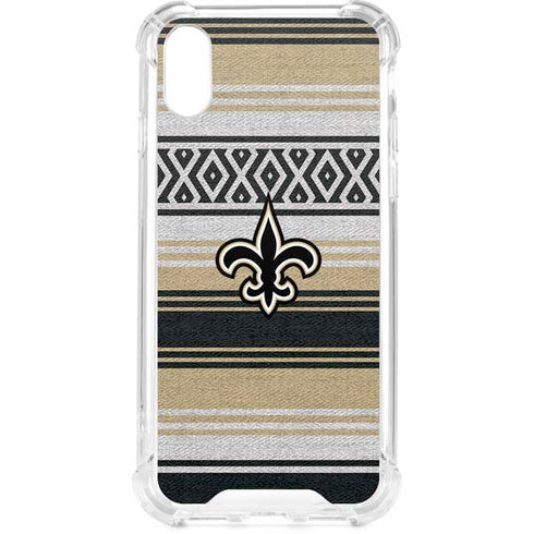 NFL New Orleans Saints Trailblazer iPhone XS Clear Case