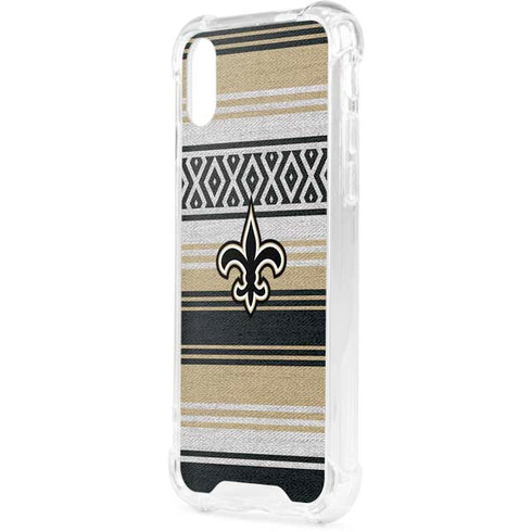 NFL New Orleans Saints Trailblazer iPhone XS Clear Case