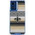 NFL New Orleans Saints Trailblazer Moto G 5G (2024) Clear Case