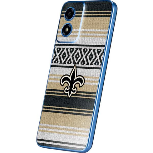 NFL New Orleans Saints Trailblazer Moto G Play 4G (2024) Skin