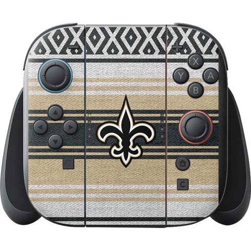 NFL New Orleans Saints Trailblazer Nintendo Switch 2 (2025) with Joy-Con Skin
