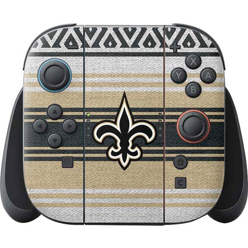 NFL New Orleans Saints Trailblazer Nintendo Switch 2 (2025) Joy-Con Controller Skin