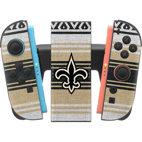 NFL New Orleans Saints Trailblazer Nintendo Switch 2 (2025) Joy-Con Controller Skin