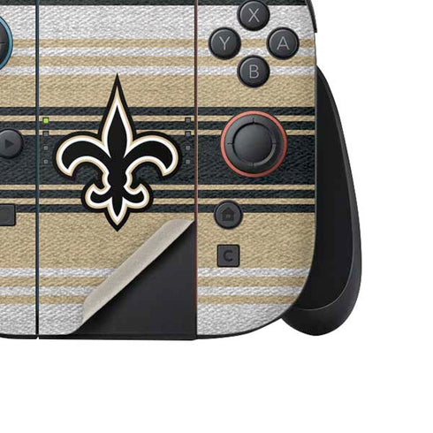 NFL New Orleans Saints Trailblazer Nintendo Switch 2 (2025) Joy-Con Controller Skin