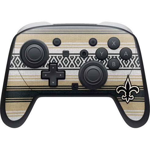NFL New Orleans Saints Trailblazer Nintendo Switch 2 (2025) Pro Controller Skin