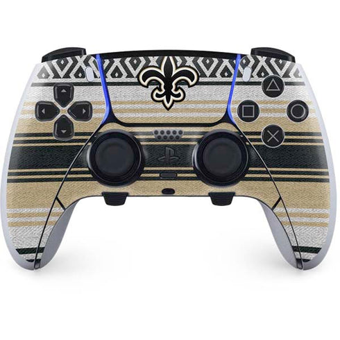 NFL New Orleans Saints Trailblazer PS5 DualSense Edge Pro Controller Skin