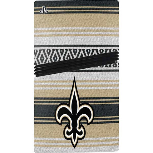 NFL New Orleans Saints Trailblazer PS5 Pro Console Skin