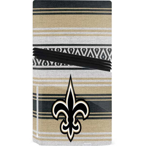 NFL New Orleans Saints Trailblazer PS5 Pro Disk Bundle Skin