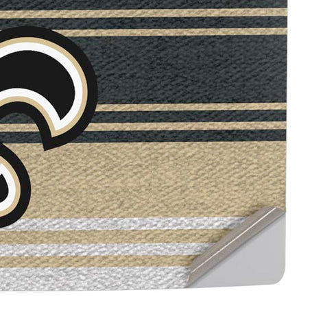 NFL New Orleans Saints Trailblazer PS5 Pro Disk Console Skin