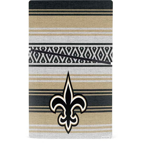 NFL New Orleans Saints Trailblazer PS5 Slim Digital Edition Console Skin