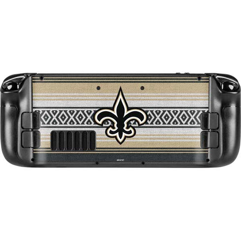 NFL New Orleans Saints Trailblazer Steam Deck Handheld Gaming Computer Skin