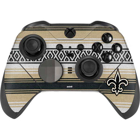 NFL New Orleans Saints Trailblazer Xbox Elite Wireless Controller Series 2 Skin