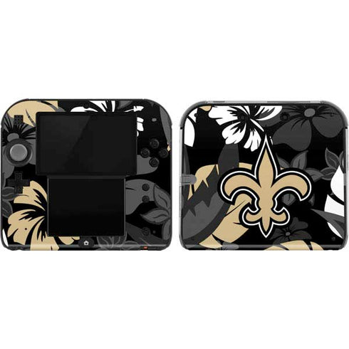 NFL New Orleans Saints Tropical Print Nintendo Skins