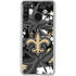 NFL New Orleans Saints Tropical Print Galaxy A21 Clear Case