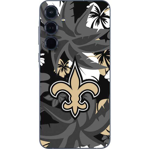 NFL New Orleans Saints Tropical Print Galaxy A36 5G Skin