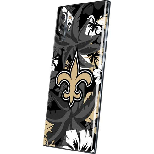 NFL New Orleans Saints Tropical Print Galaxy Note 10 Plus Skin