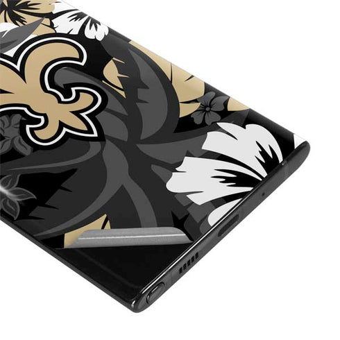 NFL New Orleans Saints Tropical Print Galaxy Note 10 Plus Skin