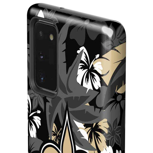 NFL New Orleans Saints Tropical Print Galaxy Note20 5G Pro Case