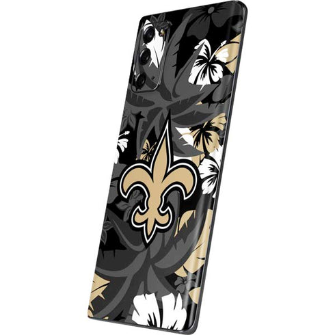 NFL New Orleans Saints Tropical Print Galaxy Note20 5G Skin
