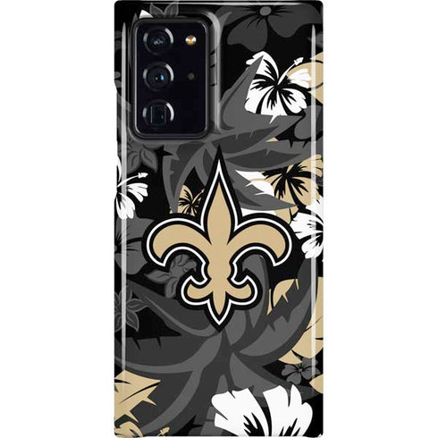 NFL New Orleans Saints Tropical Print Galaxy Cases