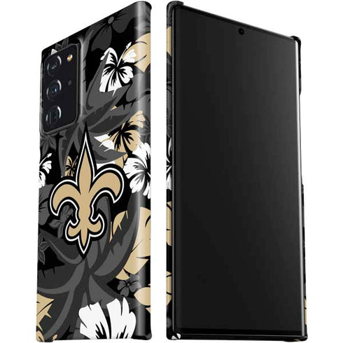 NFL New Orleans Saints Tropical Print Galaxy Note20 Ultra 5G Lite Case