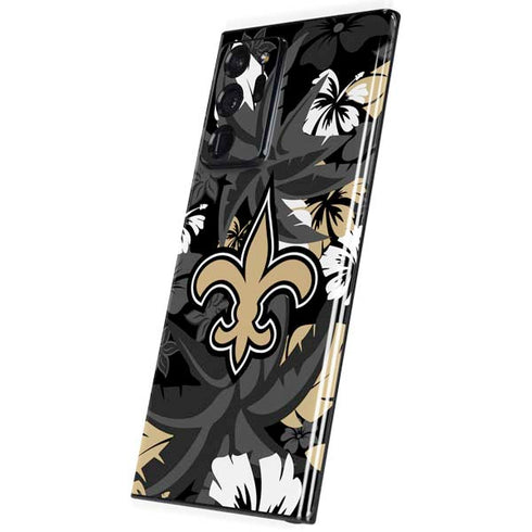 NFL New Orleans Saints Tropical Print Galaxy Note20 Ultra 5G Skin