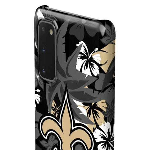 NFL New Orleans Saints Tropical Print Galaxy S20 Lite Case