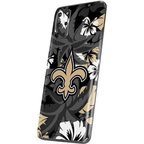 NFL New Orleans Saints Tropical Print Galaxy S20 Plus Skin