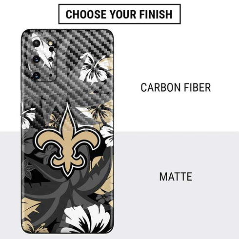 NFL New Orleans Saints Tropical Print Galaxy S20 Plus Skin
