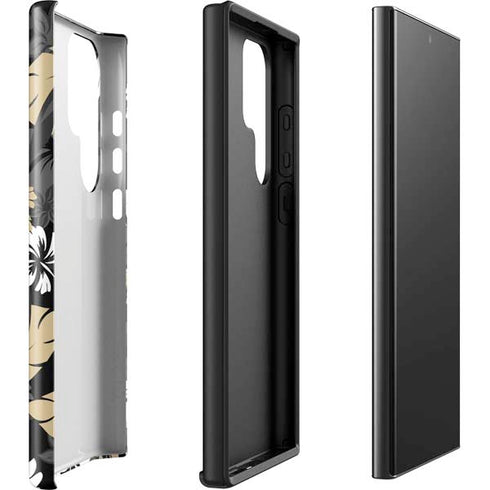 NFL New Orleans Saints Tropical Print Galaxy S23 Ultra Pro Case