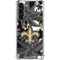 NFL New Orleans Saints Tropical Print Galaxy S24 FE Clear Case