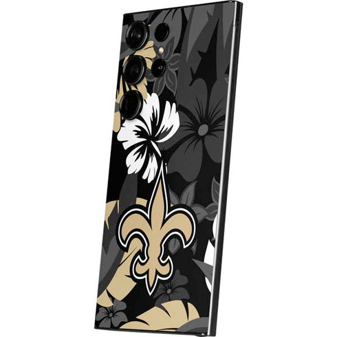NFL New Orleans Saints Tropical Print Galaxy S25 Ultra Skin