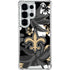 NFL New Orleans Saints Tropical Print Galaxy S25 Ultra Clear Case
