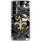 NFL New Orleans Saints Tropical Print Galaxy S26 Clear Case