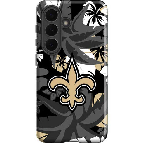 NFL New Orleans Saints Tropical Print Galaxy S26 Impact Case